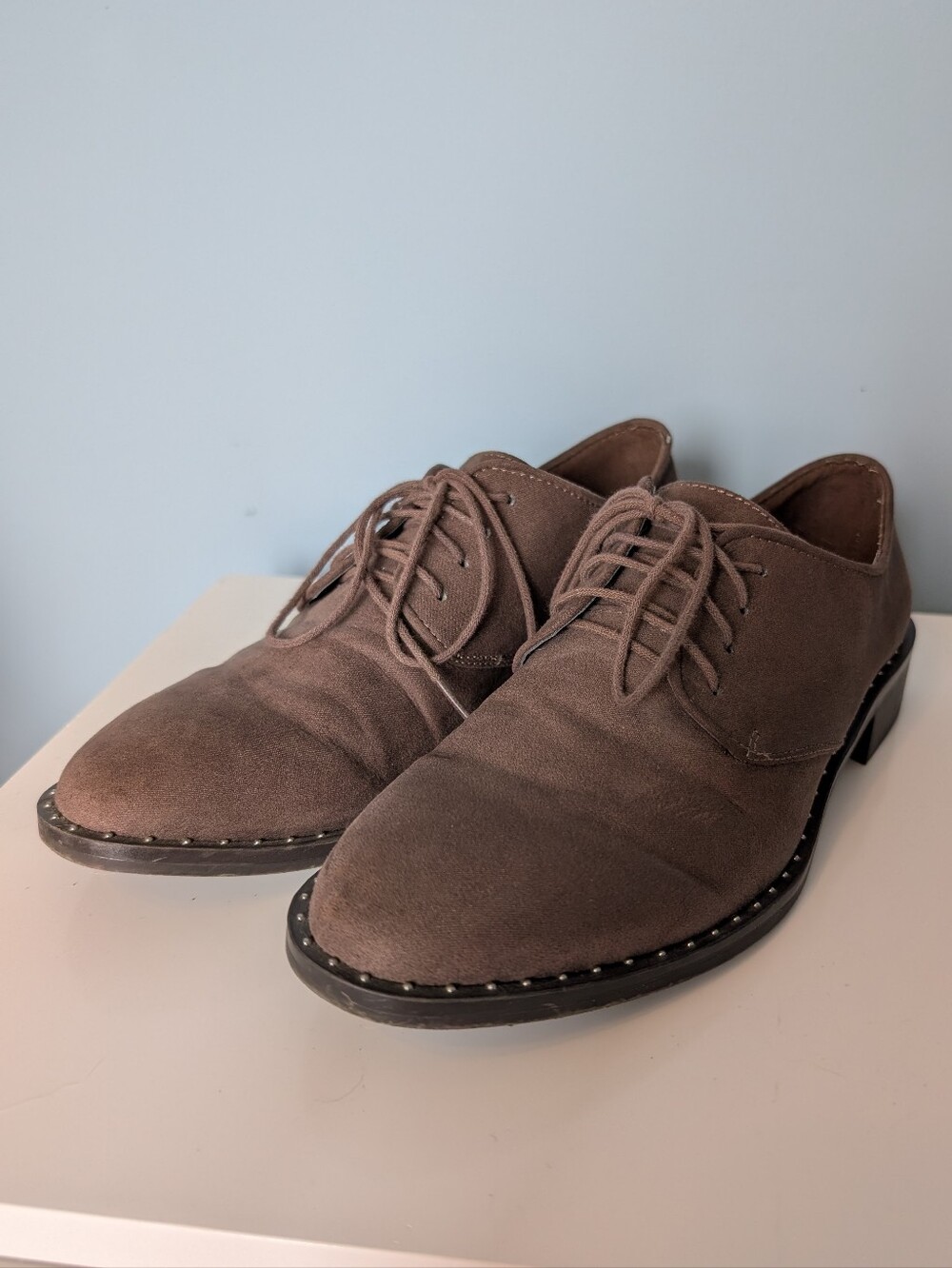 Esprit Faux Suede Derby Shoes